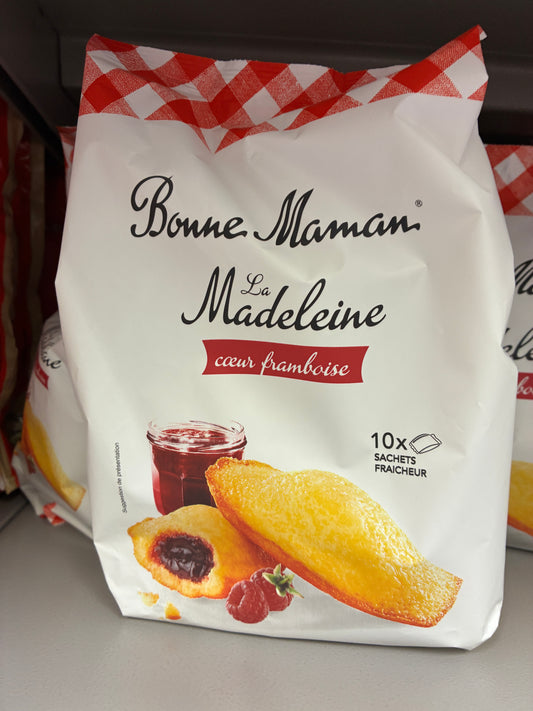 4月中到貨 法國超市零食-Bonne Maman Madeleine framboise