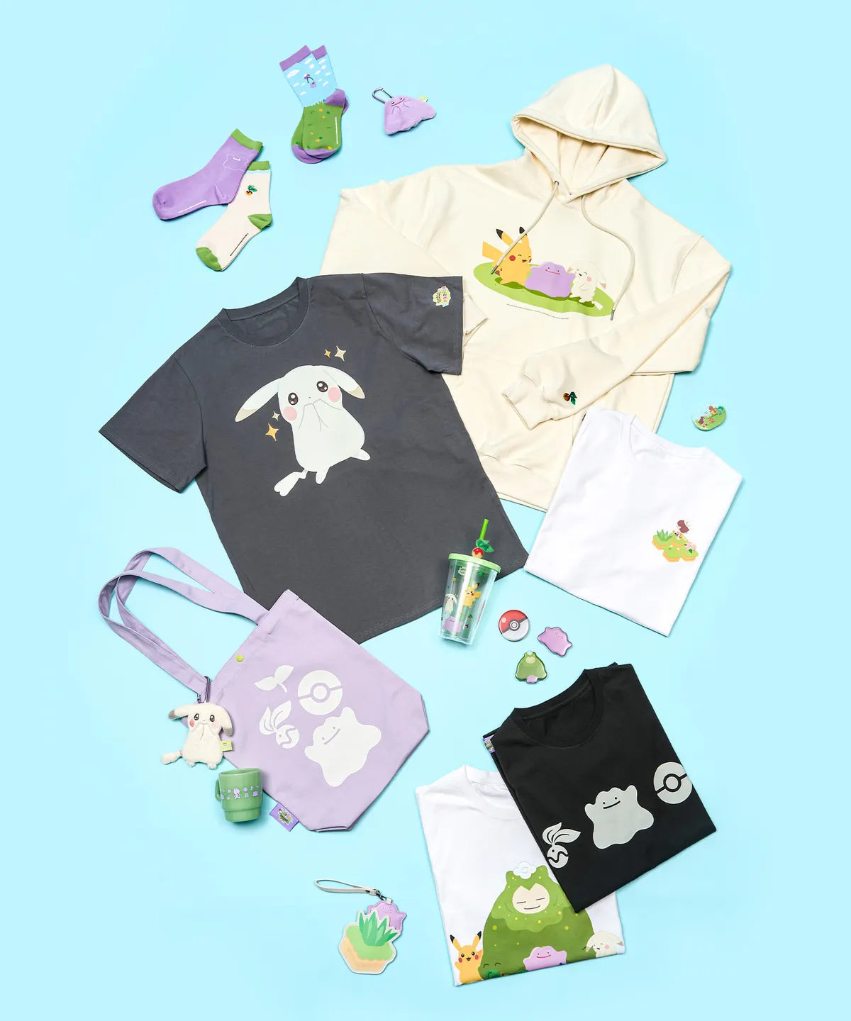 Korea｜Pokémon Pokopia Pale Pikachu T-Shirt