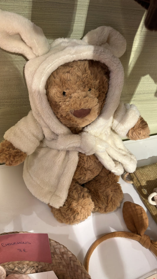 [寄賣門市現貨] Jellycat bathrobe outfit bear