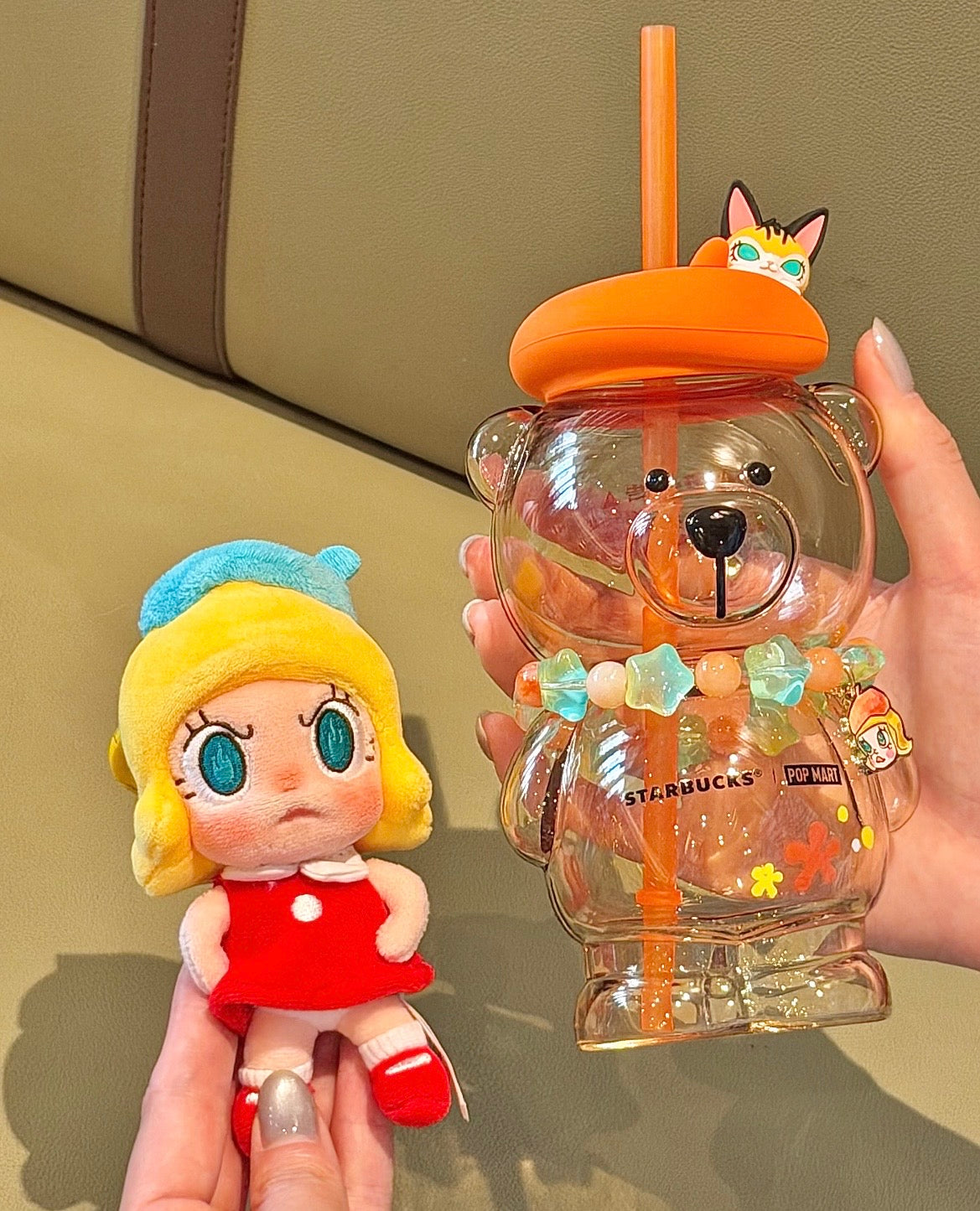 China｜ Starbucks x POP MART Molly Bear Straw Cup