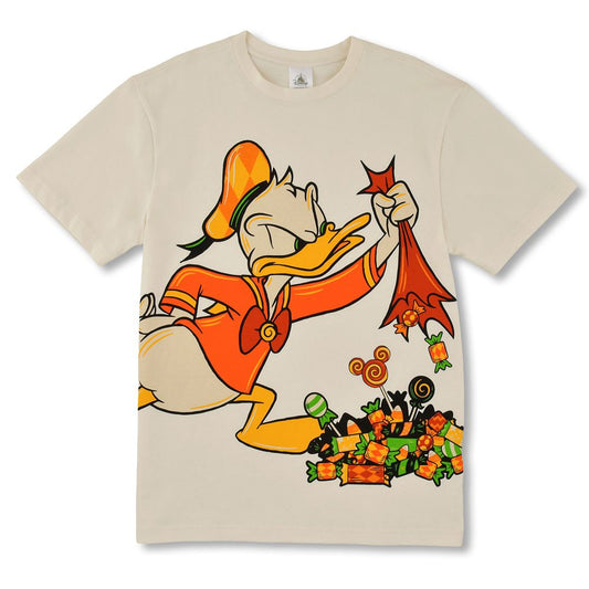 Donald Duck Short-Sleeve T-Shirt White Disney Halloween 2026