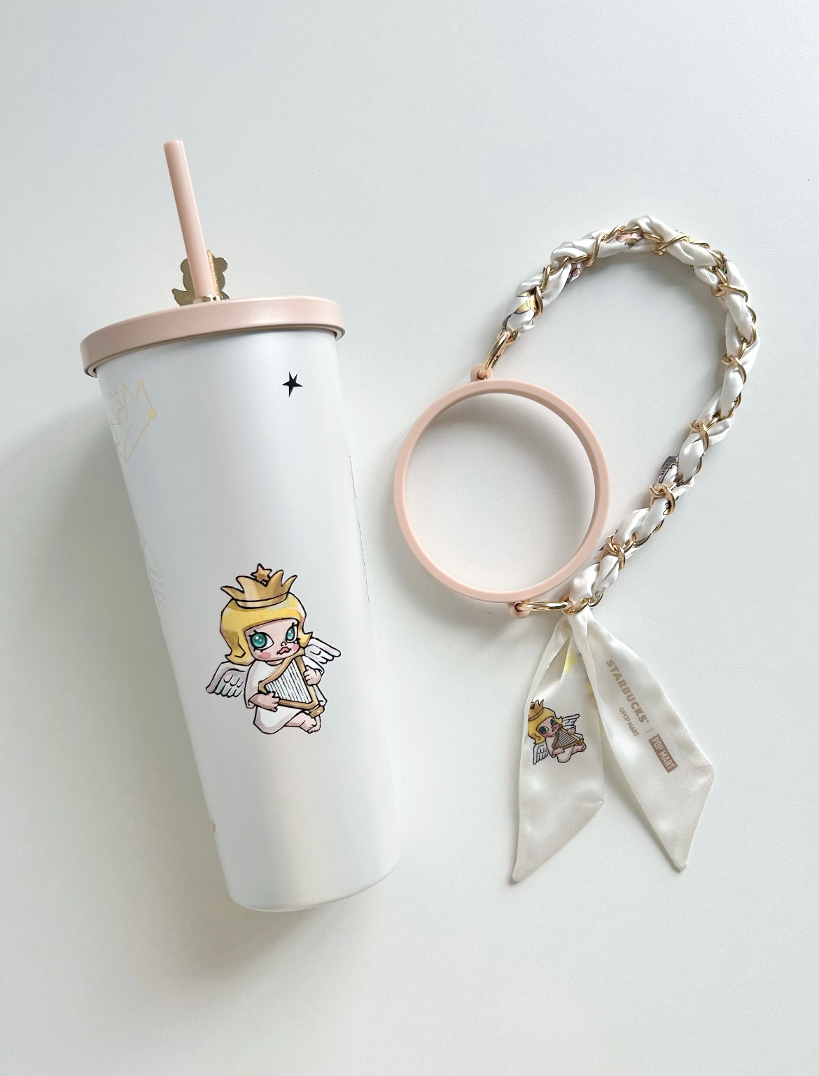 China｜ Starbucks x POP MART Molly Angel Travel Tumbler