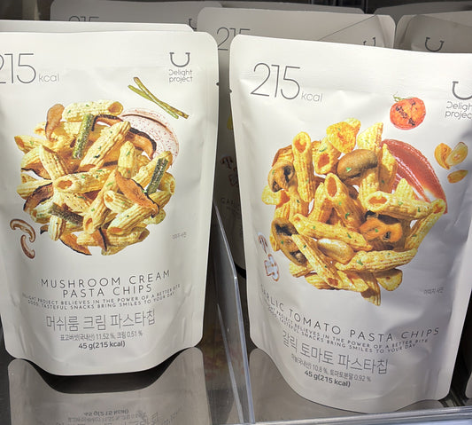 韓國零食團-- project delight mushroom cream pasta chips