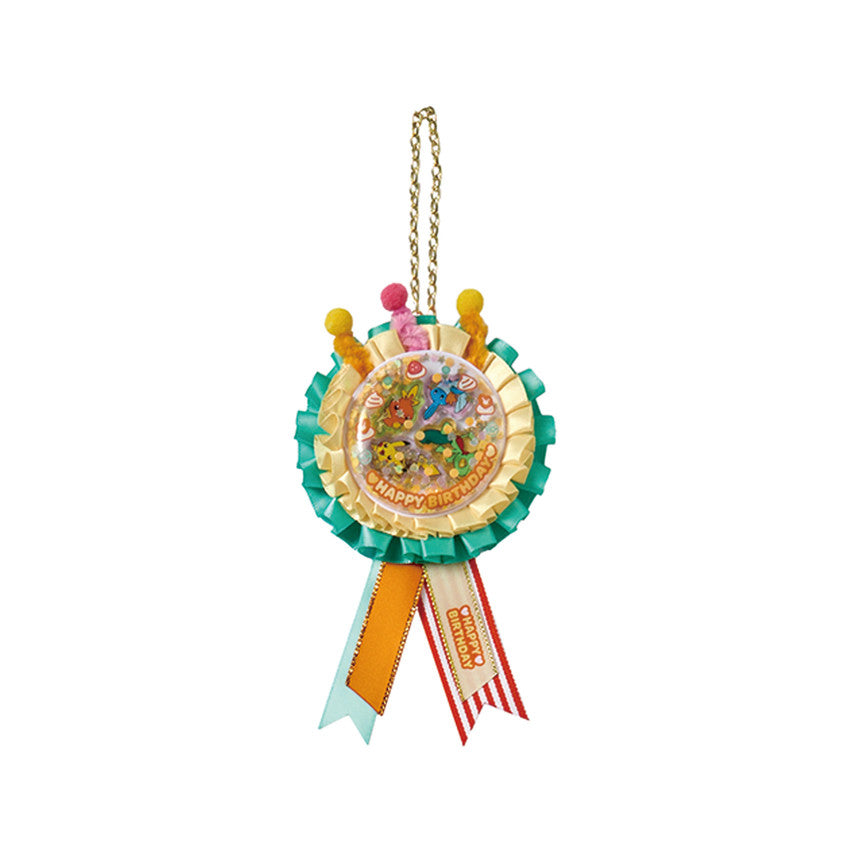 Pokémon Birthday Party Edition Emblem Keyring Treecko, Torchic & Mudkip