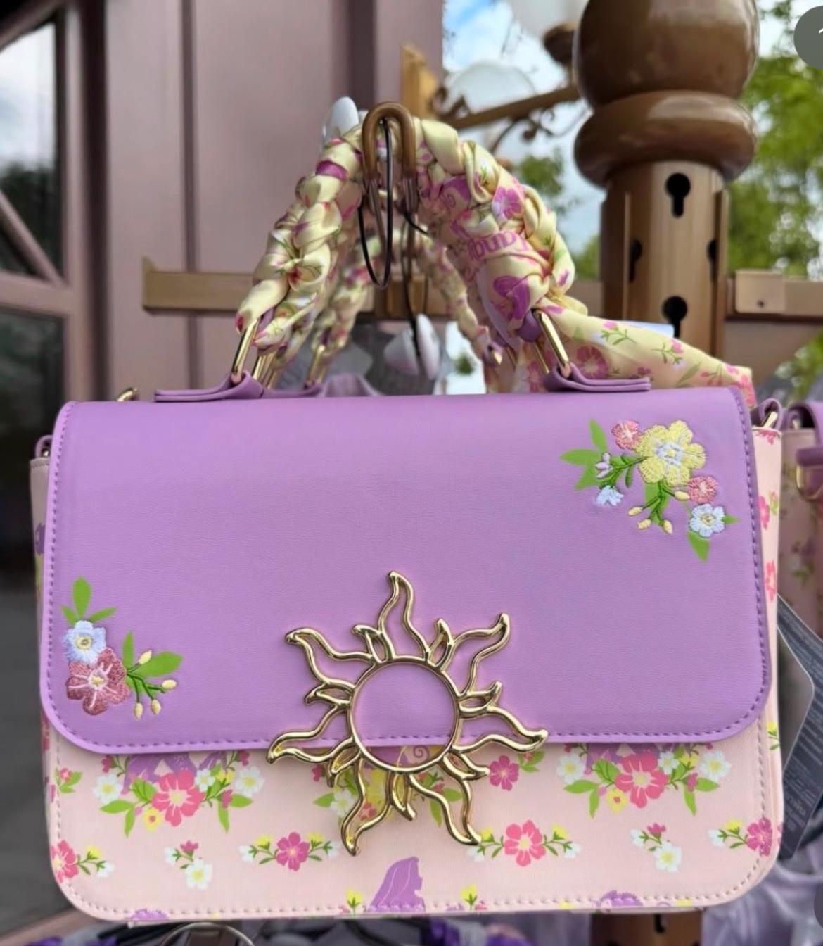 Disneyland Paris｜Loungefly Rapunzel Floral Handbag