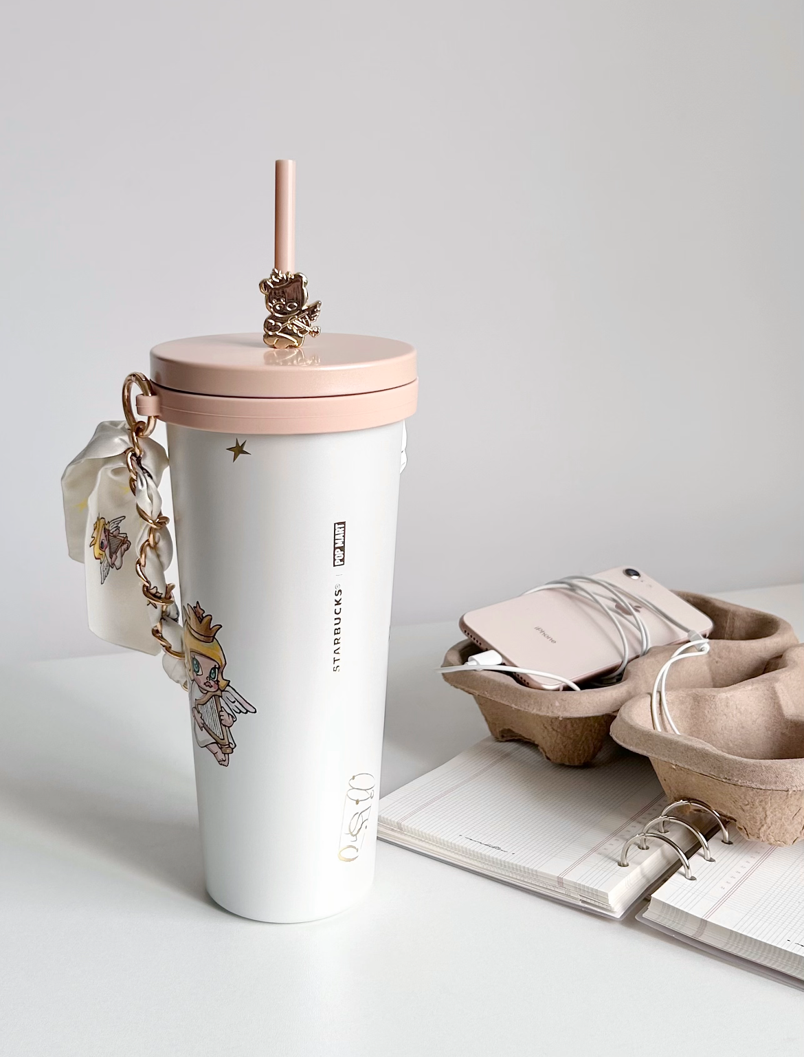 China｜ Starbucks x POP MART Molly Angel Travel Tumbler