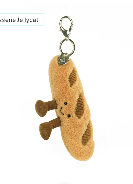 星期日優惠團 Jellycat- bag charm Amuseables Baguette