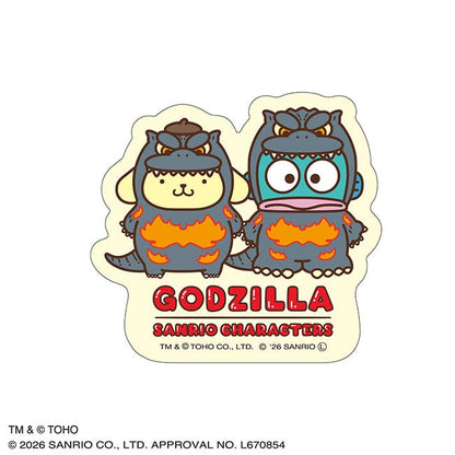 Japan｜ Godzilla x Sanrio Characters Die-cut Sticker