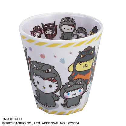 Godzilla x Sanrio Characters Melamine Tumbler