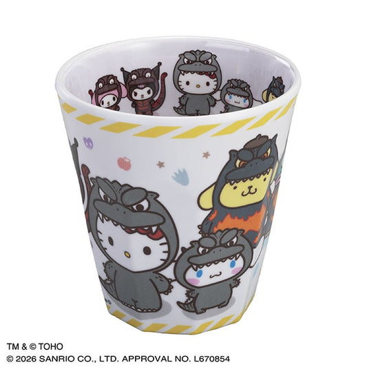 Godzilla x Sanrio Characters Melamine Tumbler