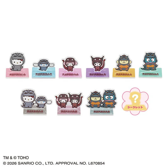 Godzilla x Sanrio Characters Random Mini Acrylic Stand