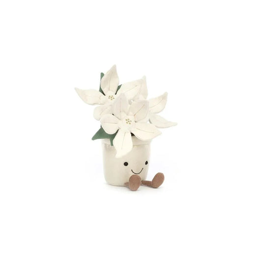 26/8 法國現貨 9 月5-9 號 到貨 Jellycat Amuseable White and Gold Poinsettia