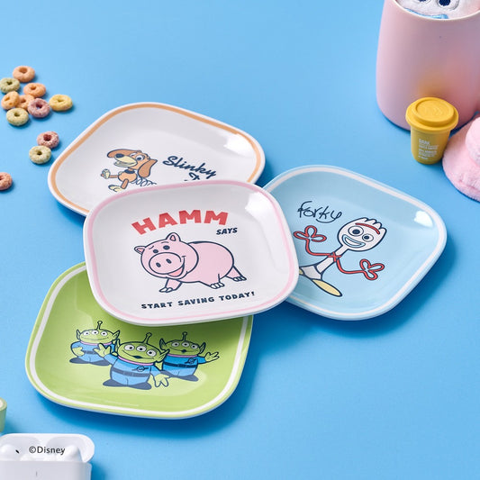 Korea｜ BT Play Toy Story Plastic Side Plate 4P Set