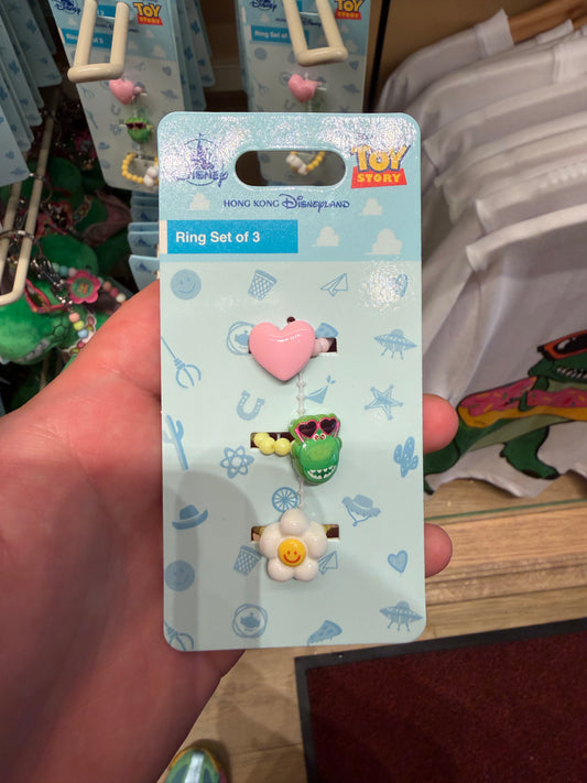 HKDL｜Toy Story Ring Set of 3