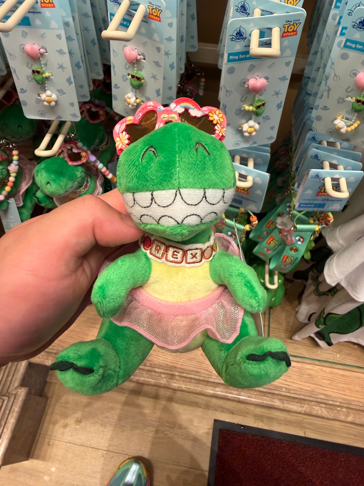 HKDL｜Toy Story Rex Plush Keychain