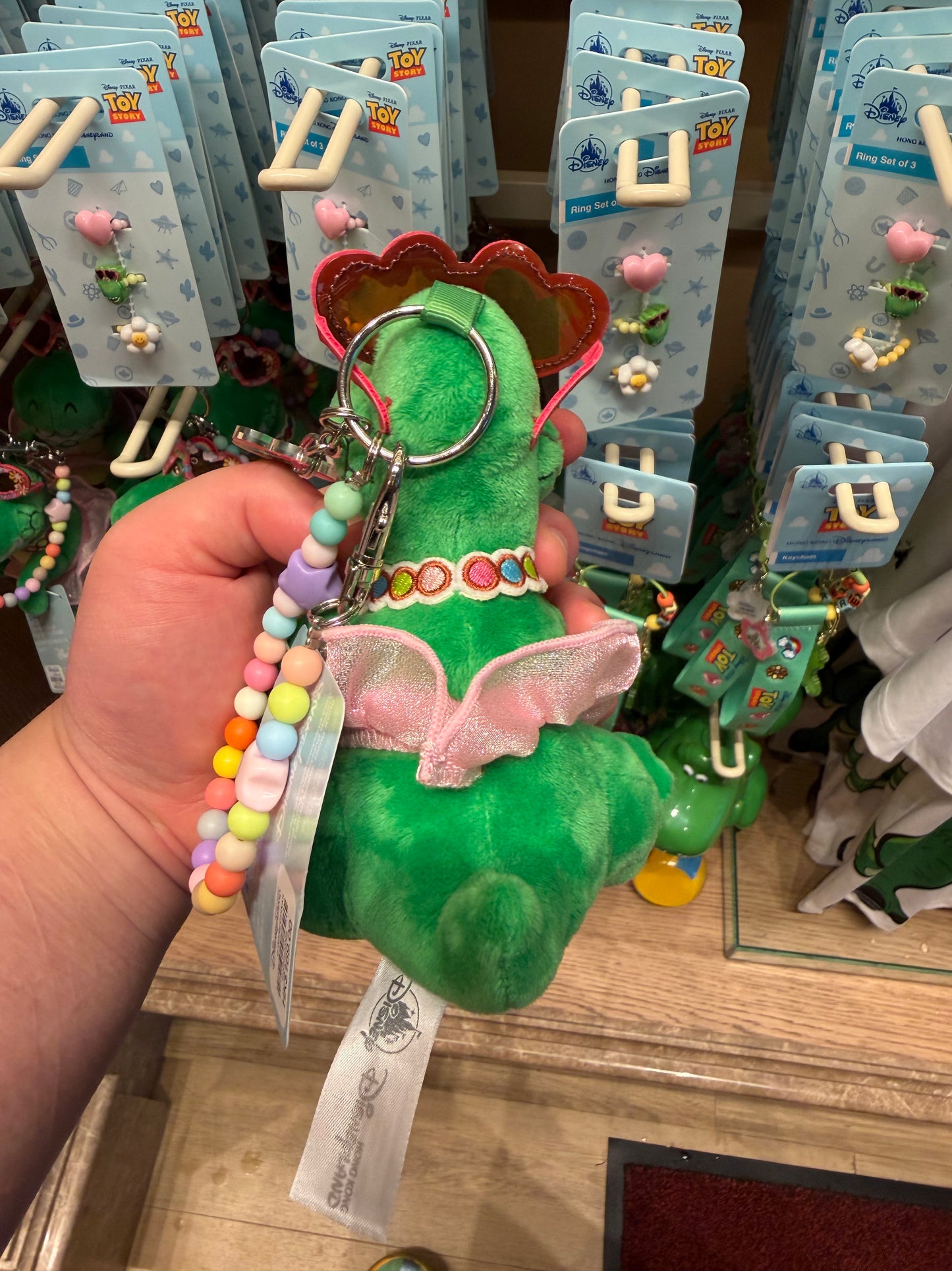 HKDL｜Toy Story Rex Plush Keychain