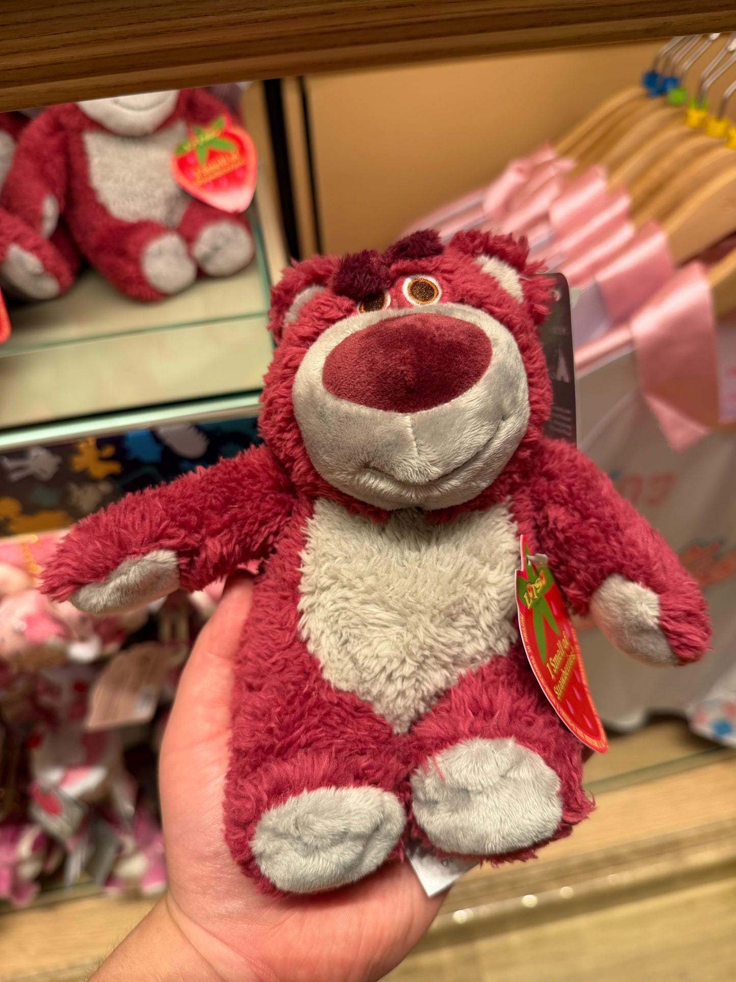 HKDL｜Toy Story Lotso Plush Keychain