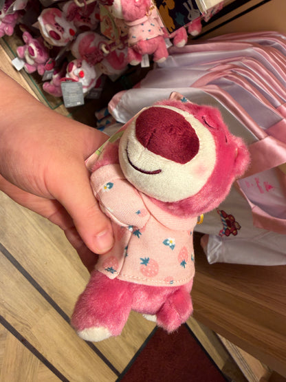 HKDL｜Toy Story Lotso Pajama Plush Keychain