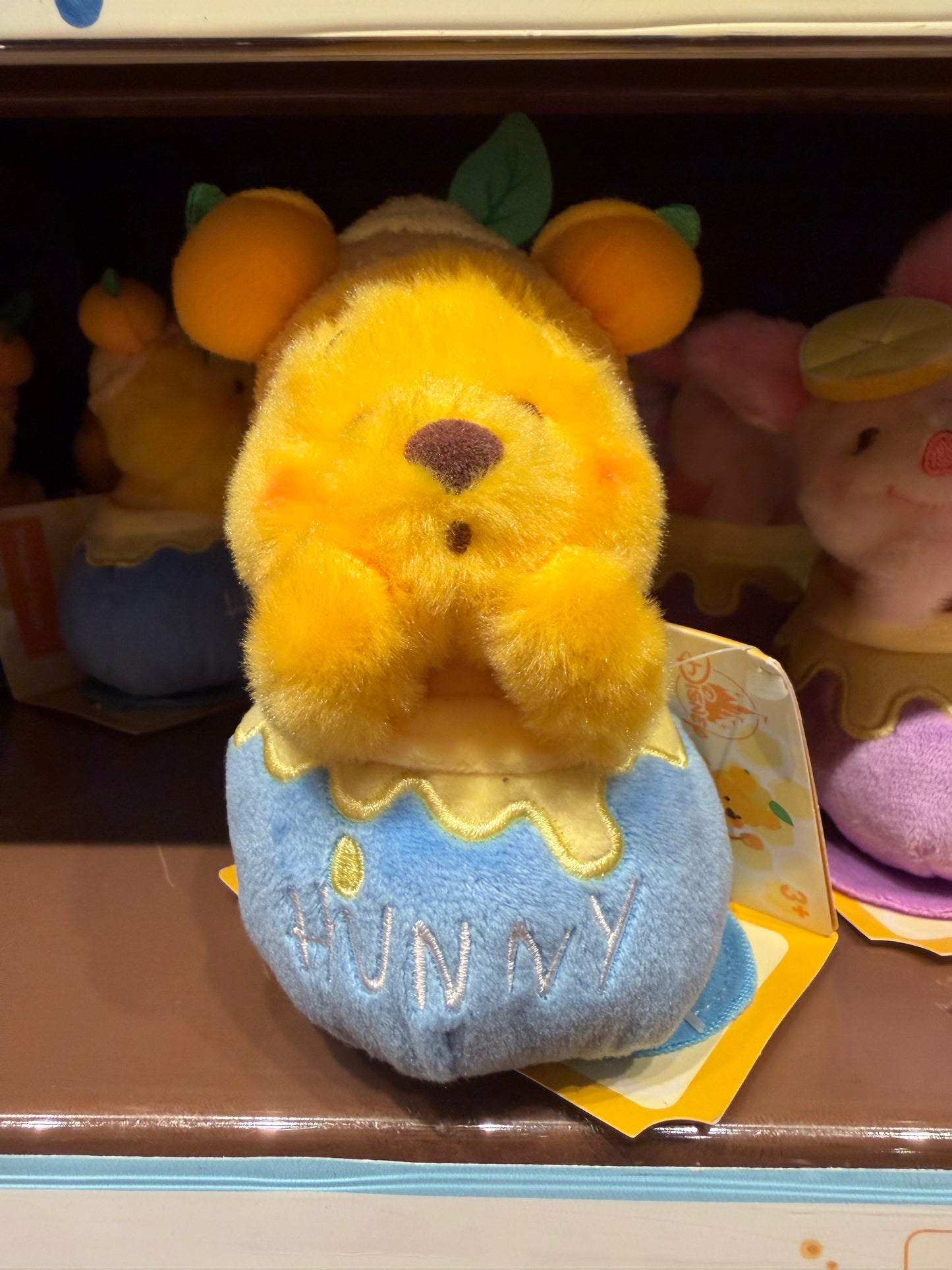 HKDL｜Winnie the Pooh Shoulder Sitting Plush