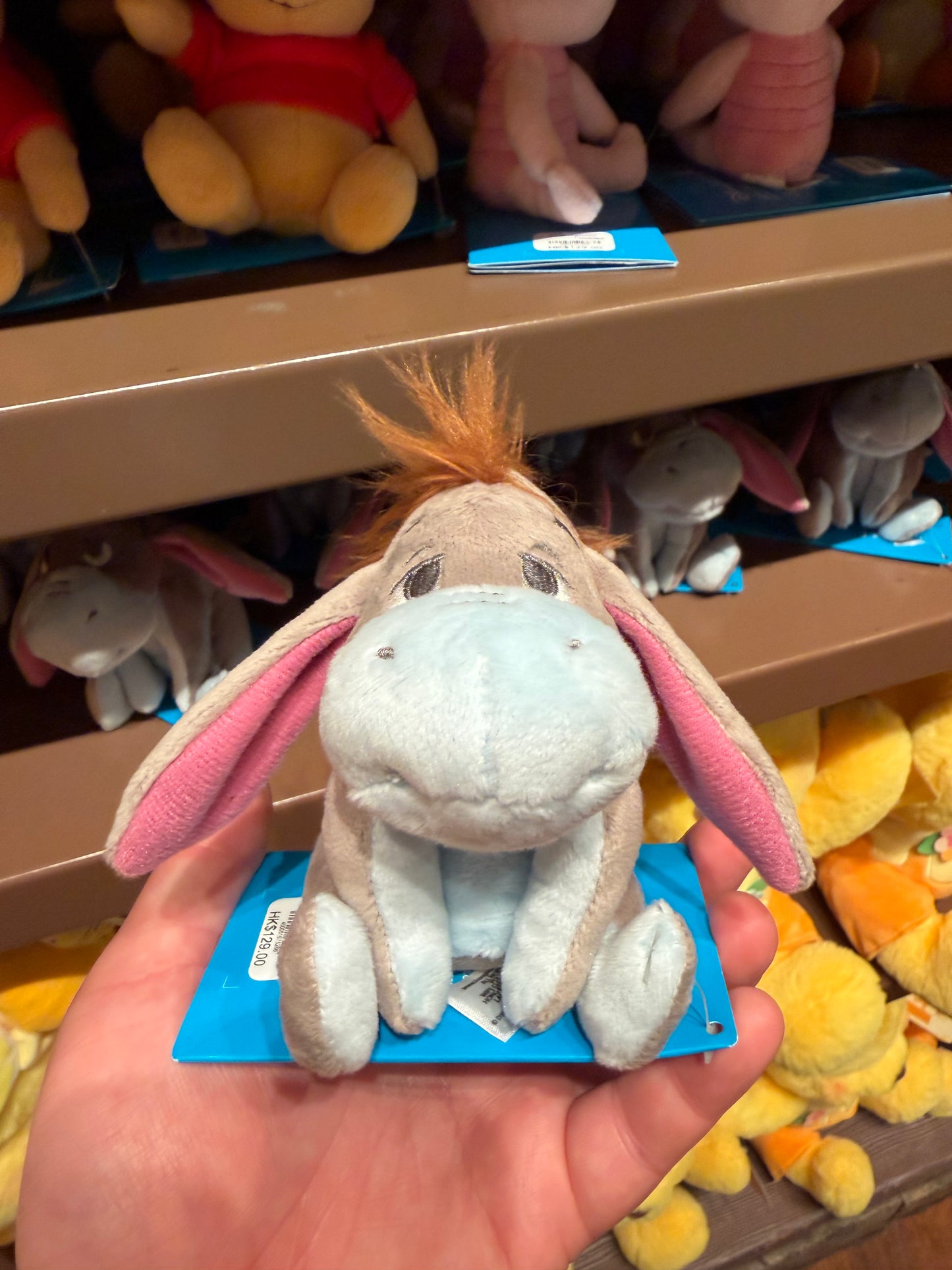 HKDL｜Eeyore Shoulder Sitting Plush