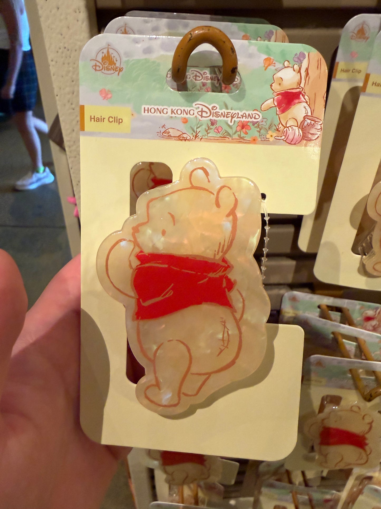 HKDL｜Winnie the Pooh Acrylic hair clip