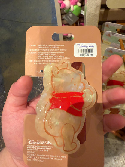 HKDL｜Winnie the Pooh Acrylic hair clip