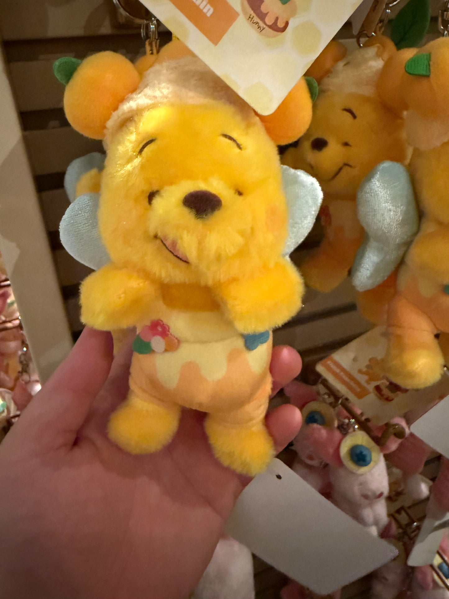 HKDL｜Winnie the Pooh Bee Plush Keychain