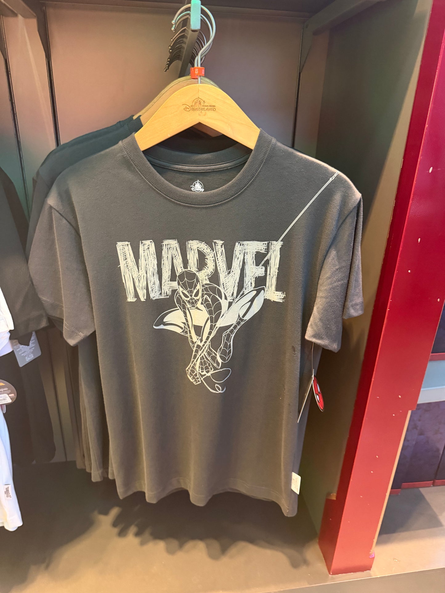 HKDL｜Marvel White Logo T-Shirt