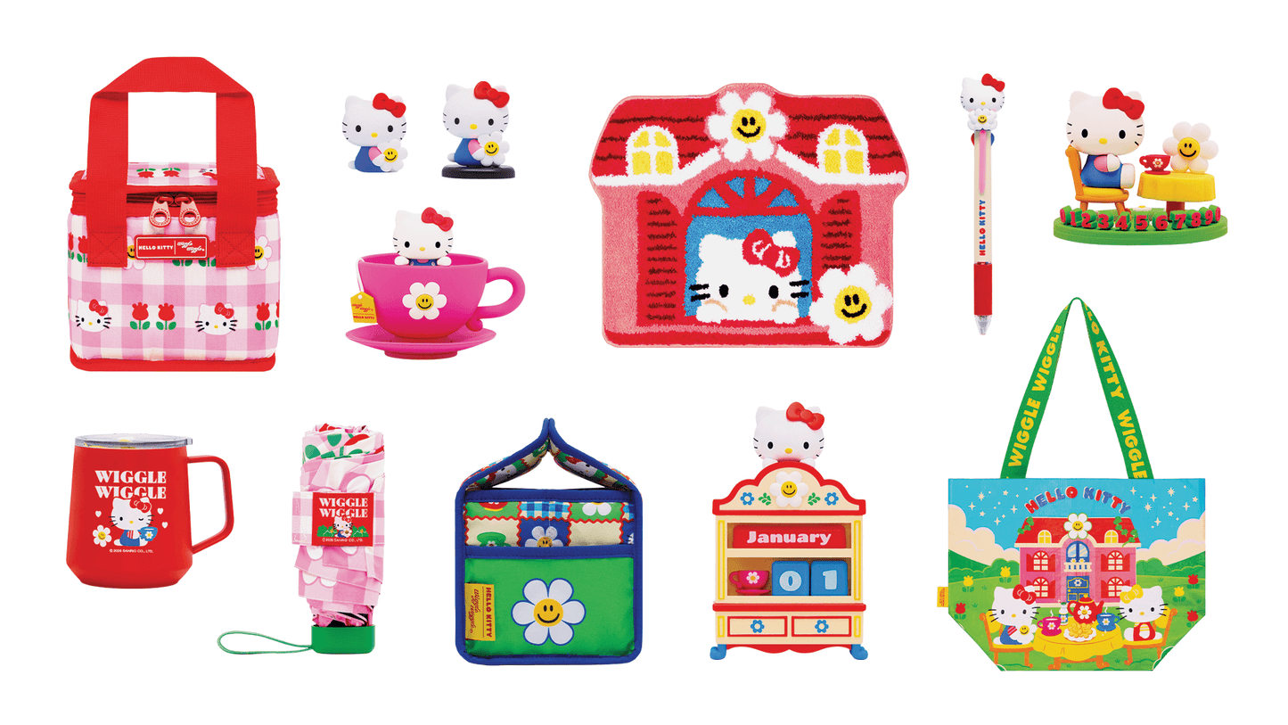 Hello Kitty & Wiggle Wiggle Soap Tray Bubble Teatime