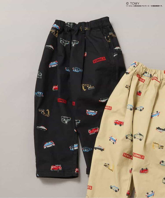 [Pre-order] TOMICA 聯名刺繡滿版長褲（黑色）