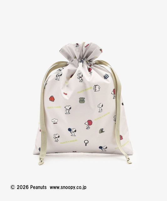 Drawstring Pouch M (PEANUTS)
