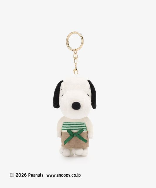 日本限定｜PEANUTS Mascot Key Charm (Tablier Snoopy)