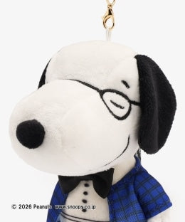 日本限定｜PEANUTS Mascot Key Charm (Blue Tuxedo Snoopy)