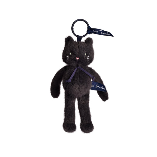 Mailou Méloé Cat bag charm -black
