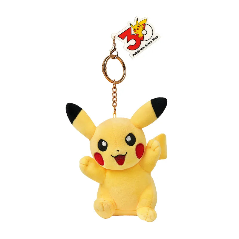 China｜ Pokémon 30th Anniversary Pikachu Plush Keychain