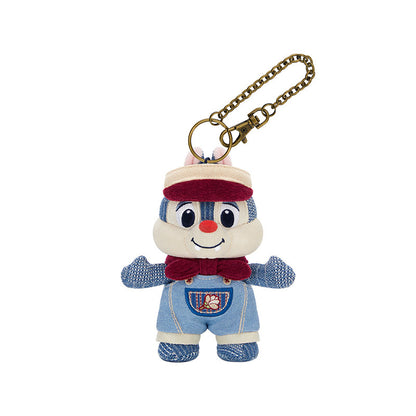 Shanghai Disney Resort｜Mickey and Friends Denim City Walk Plush Keychain