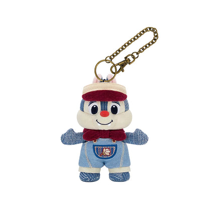 Shanghai Disney Resort｜Mickey and Friends Denim City Walk Plush Keychain