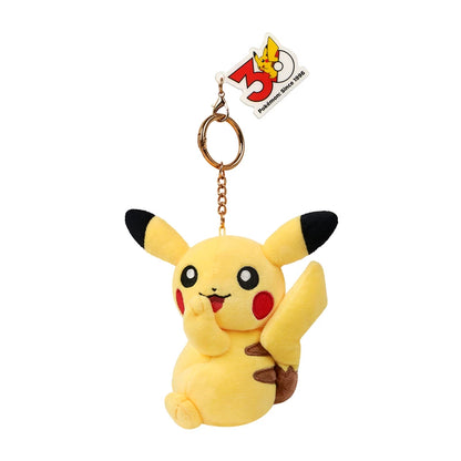 China｜ Pokémon 30th Anniversary Pikachu Plush Keychain