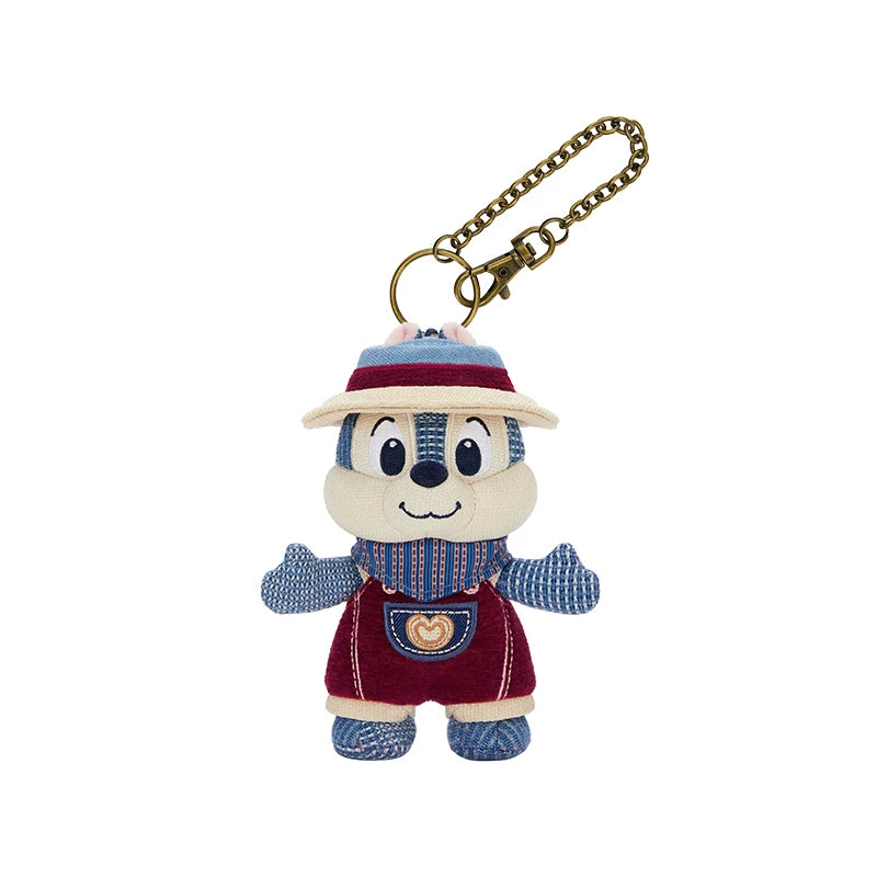 Shanghai Disney Resort｜Mickey and Friends Denim City Walk Plush Keychain