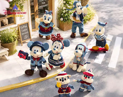 Shanghai Disney Resort｜ Mickey and Friends Denim City Walk Collection Plush Toy
