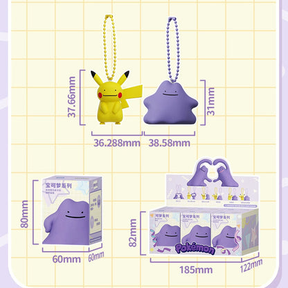 Pokémon Ditto & Pikachu Series Blind Box Keychain