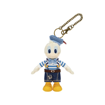 Shanghai Disney Resort｜Mickey and Friends Denim City Walk Plush Keychain