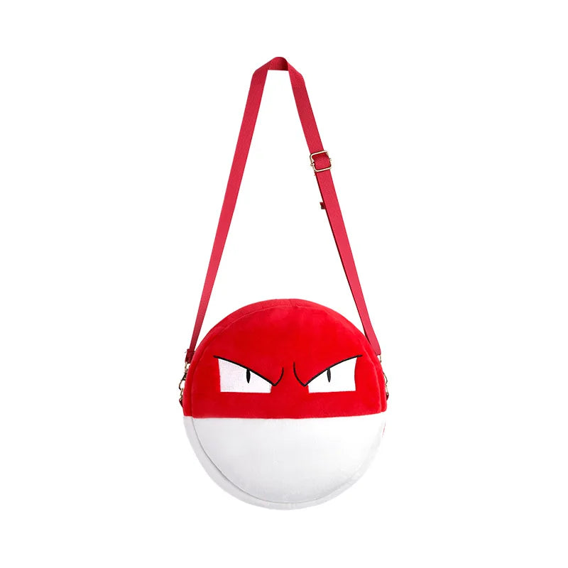 China｜ Pokémon Ball Adventure Series Voltorb Plush Crossbody Bag