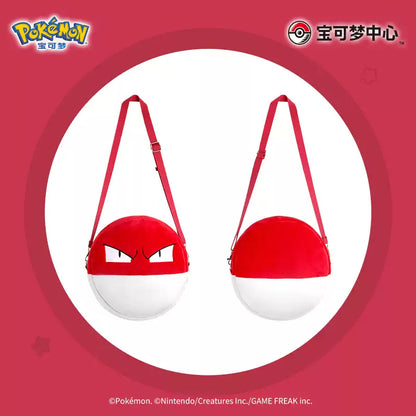 China｜ Pokémon Ball Adventure Series Voltorb Plush Crossbody Bag