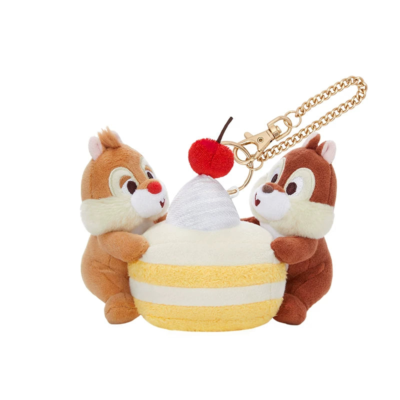 Shanghai Disney Resort｜ Mickey & Friends Urban Cafe Dessert Aroma  Plush Keychain