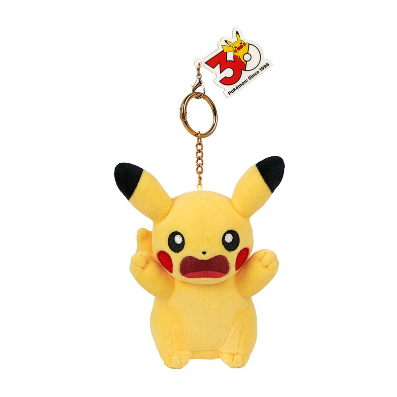China｜ Pokémon 30th Anniversary Pikachu Plush Keychain