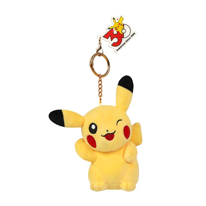 China｜ Pokémon 30th Anniversary Pikachu Plush Keychain