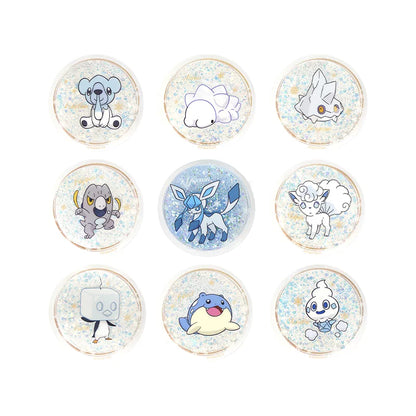 China｜Pokémon Snowy Dream Series Quicksand Acrylic Badge Blind Box Full Box