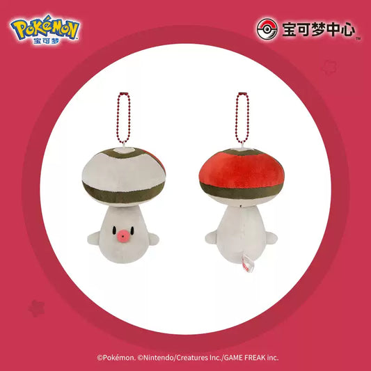 China｜ Pokémon Poké Ball Adventure Foongus Plush Keychain