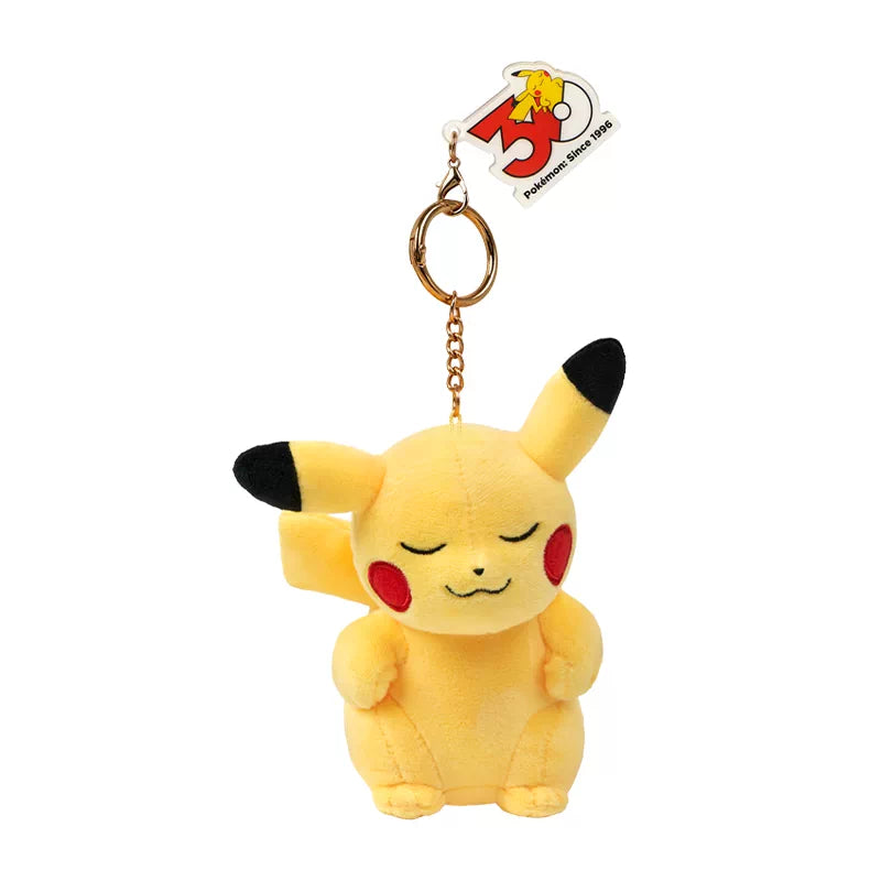 China｜ Pokémon 30th Anniversary Pikachu Plush Keychain